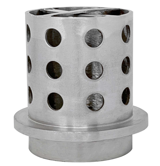 4" x 5" Perforated Stainless Steel Flask